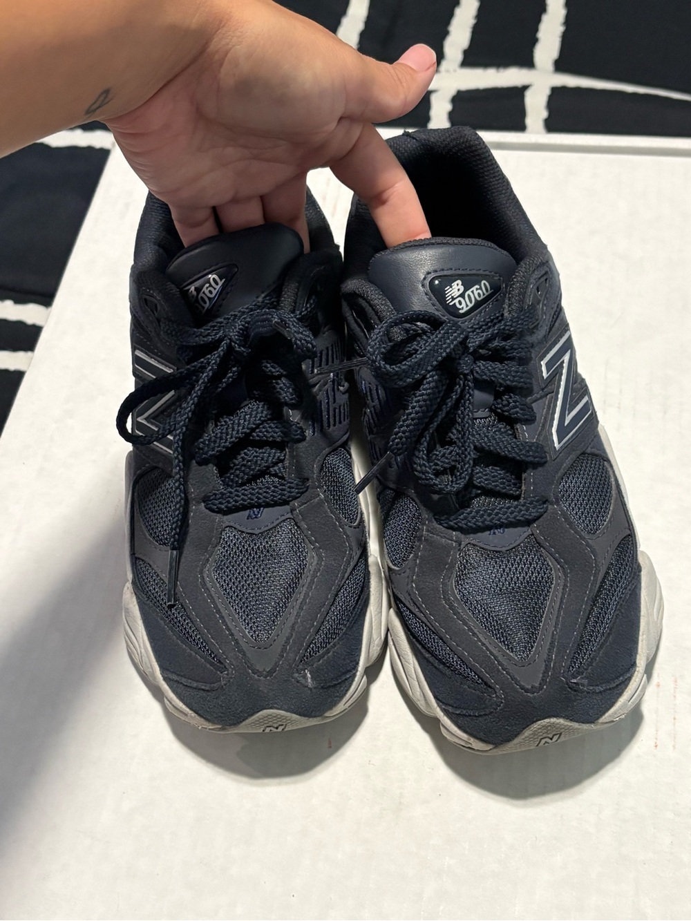 New Balance 9060 Dark Navy Athletic Sneakers